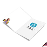 , Funny Birthday Greeting Card With 5 X 7 Inch Envelope (1 Card) Bday Most Conversations C10828Bdg