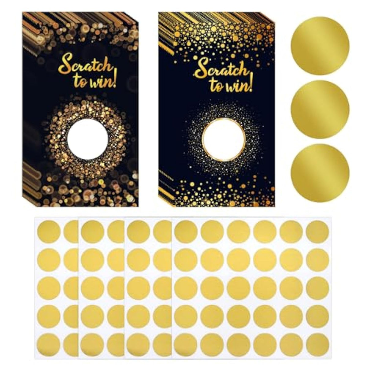 120 Pcs Gift Certificates Scratch Cards For Small Business For Hair Beauty Makeup Salon Spa Restaurant Diy Coupon For Holiday Birthday Wedding Baby Shower Favors Games Supplies