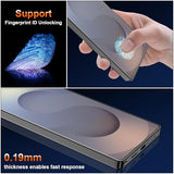 [3 Pack] for Galaxy S25 Ultra Matte Screen Protector, Fingerprint Sensor Compatible, Anti-Glare Full Adhesive Flexible Film (Not Glass)