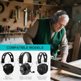 Gel Ear Pads For Walker'S Firemax/Recon Muffs/Walker'S Bluetooth Passive Ear Muffs With Sealed Bottom Shell