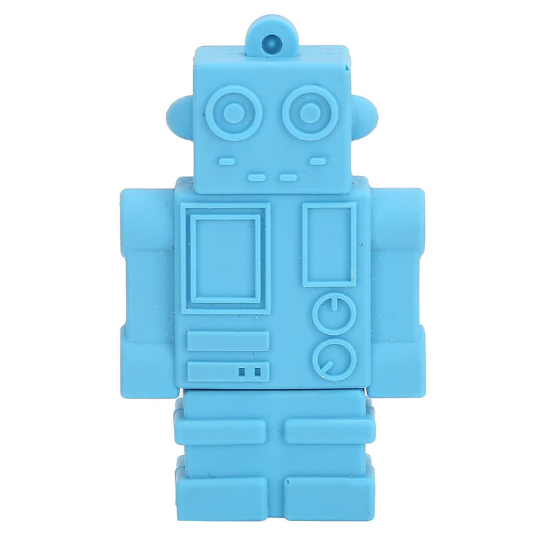 Cute Usb Flash Drive, Novelty Cartoon Blue Robot Appearance Thumb Drive, Pendr