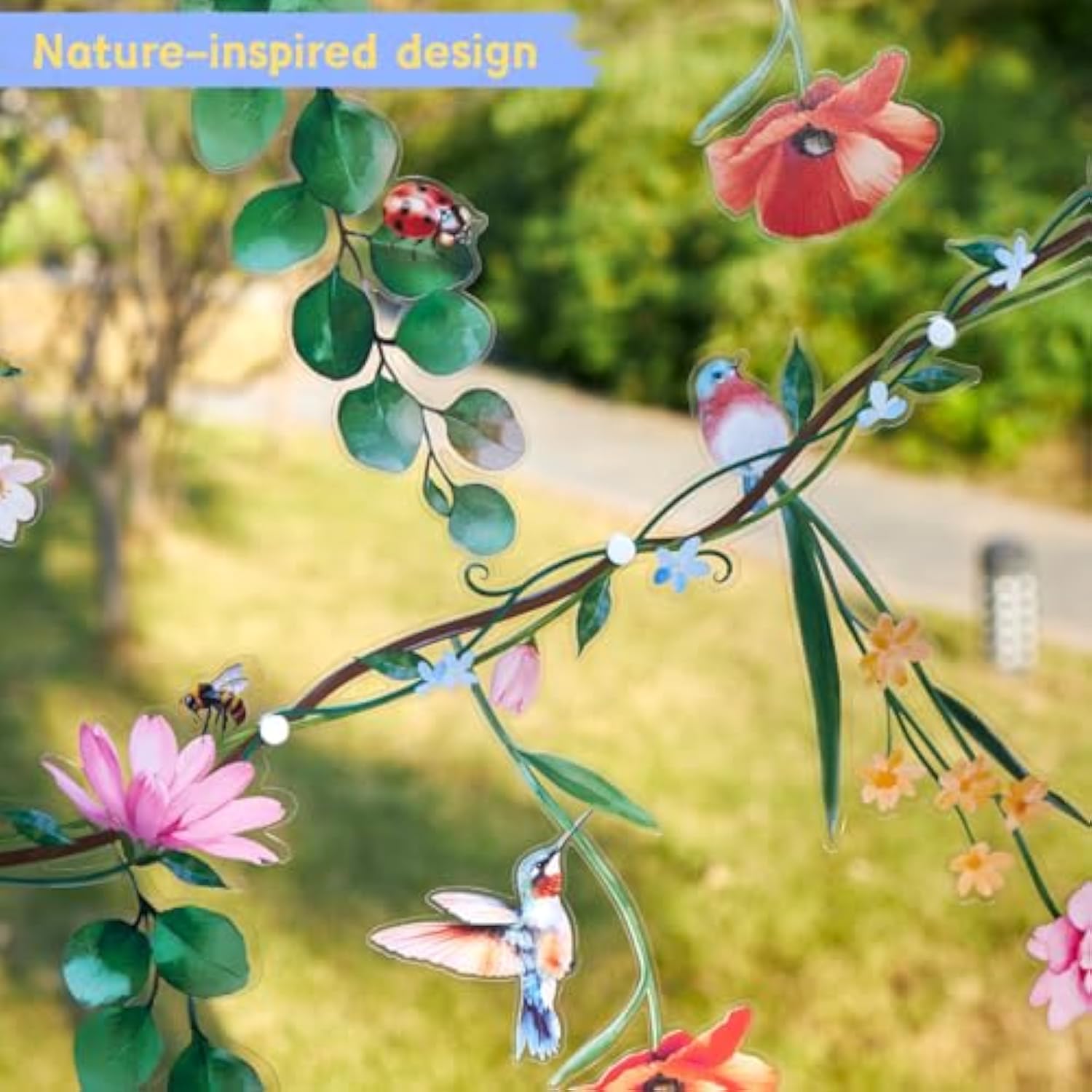 Flower Banner Garland, Baby Shower Decorations, Floral For Enchanted Garden Party, Wedding Wild One Bloom Baby Shower Birthday Fairy Tale Tea Market Spring Supplies Girl Woodland Party