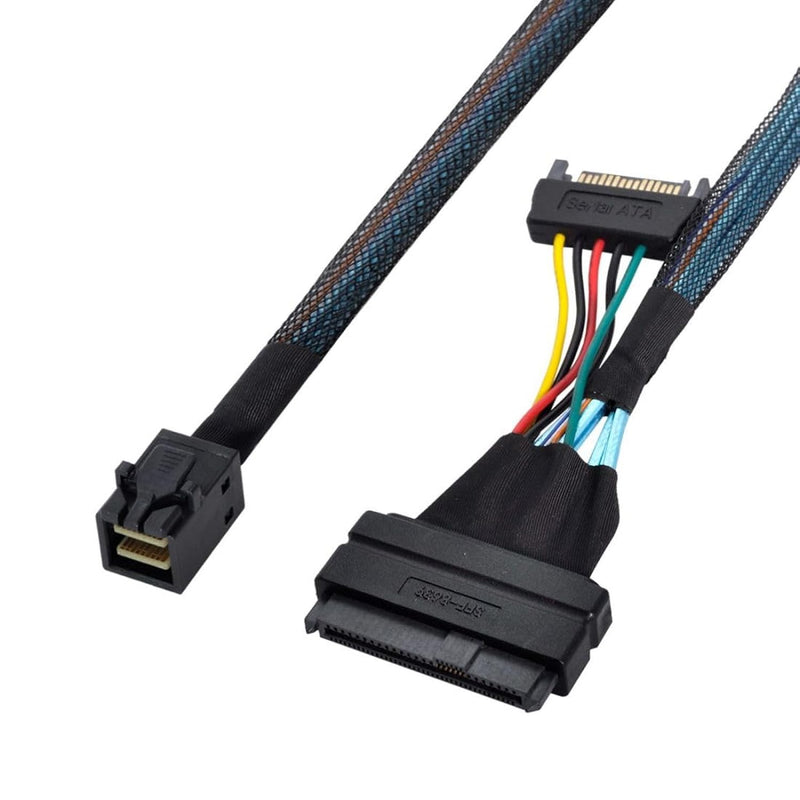 Cy Mini Sas Hd Sff-8643 To U.2 U2 Sff-8639 Nvme Pcie Ssd Cable For Mainboard S