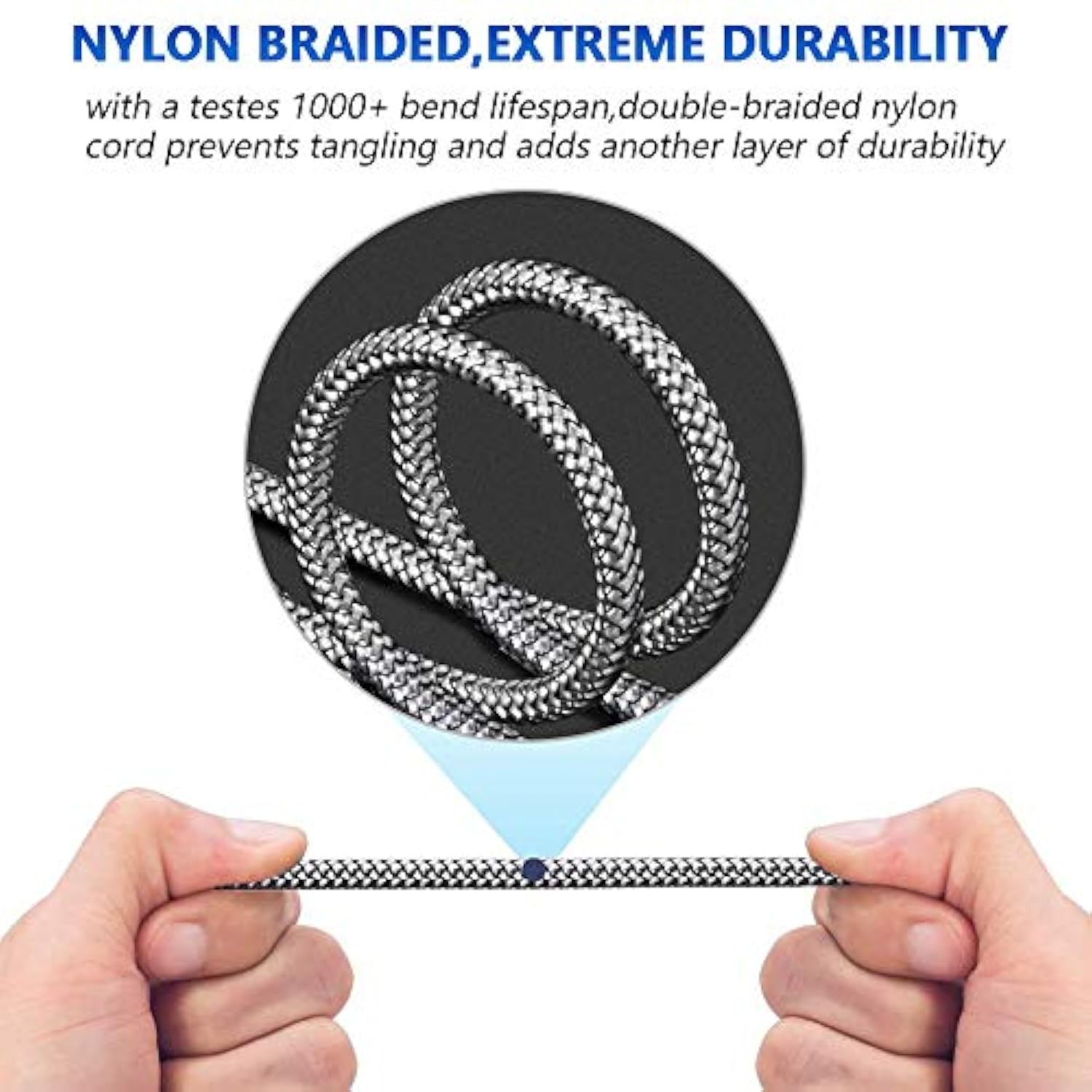 Male To Male Audio Cable 20Ft,4 Pole Hi-Fi Stereo Sound 3.5Mm Aux Cable Adapter/Auxiliary Cable/Aux Cord Compatible All 3.5Mm-Enabled Devices For Car (20Ft, Silver)