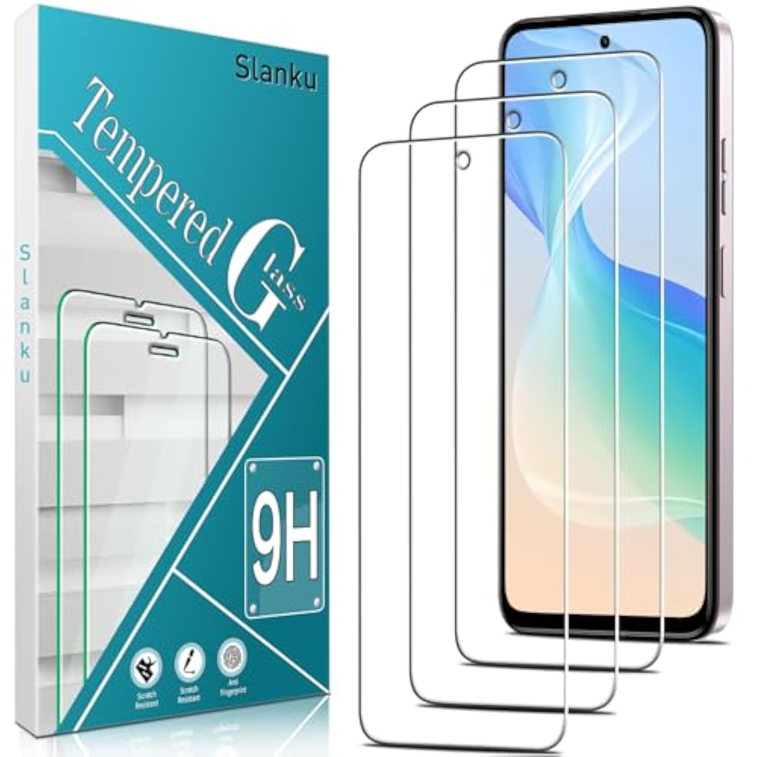 (3 Pack Tempered Glass For Moto G Stylus 5G 2024 Screen Protector, Touch Sensitivity, Scratch Resistant, Bubble Free, Case Friendly