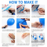 Nautical Balloon Stand for Table Centerpieces Stand Kit 2 Sets