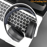Cooling-Gel Replacement Earpads Cushions For Sony Playstation 5 Pulse Ps5 3D Wireless Headset, Ear Pads Cushions With Noise Isolation Foam - Black