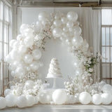 130 Pcs Pearl White Balloon Set – 18, 12, 10, 5 Inch for Wedding & Party Garland