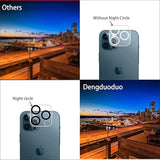 3 Pack Tempered Glass Camera Lens Protector For Iphone 12 Pro Max 6.7", Ultra Hd, 9H Hardness, Anti-Scratch, Case Friendly, Easy To Install [No Affect On Night Shots]