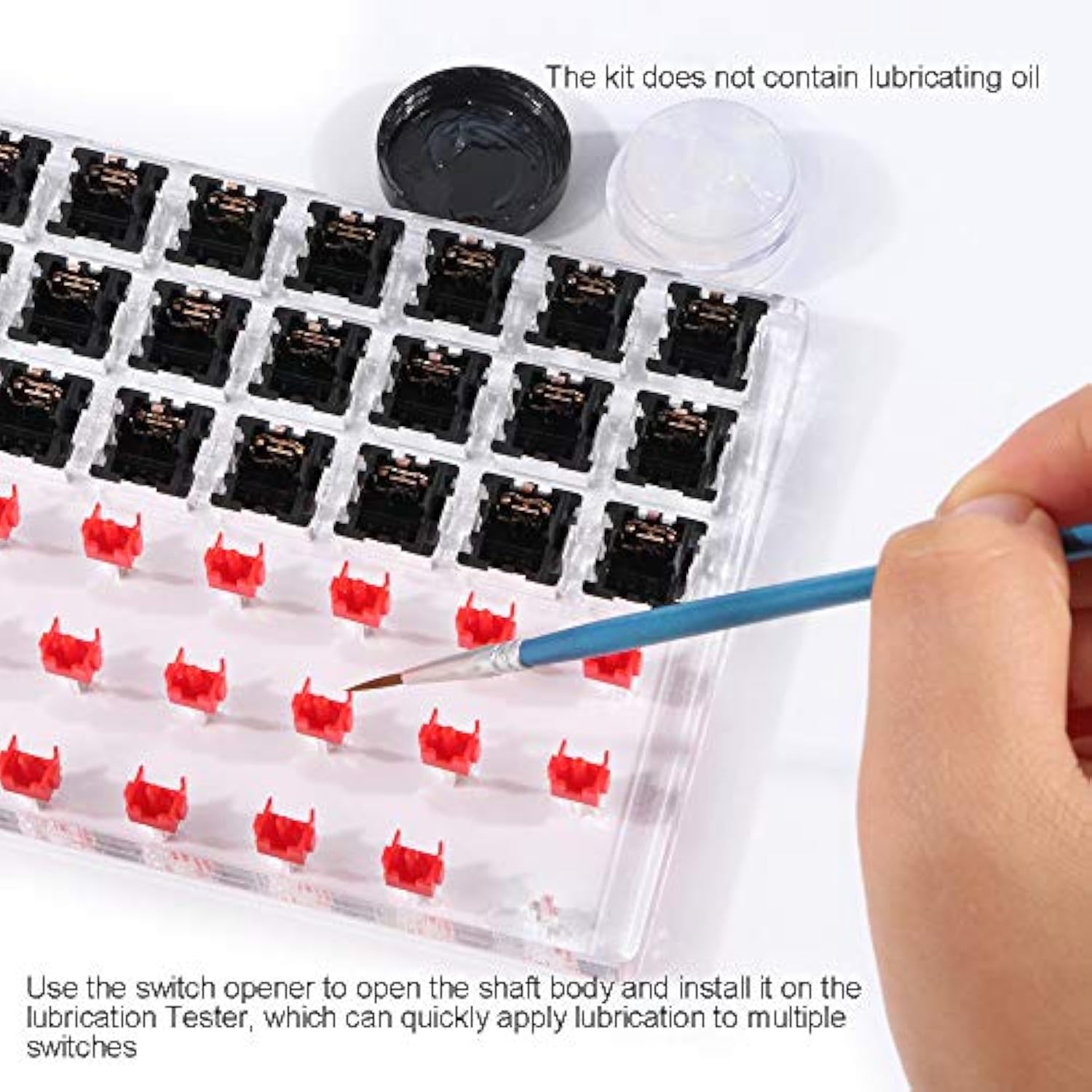 30 Switch Tester Opener Acrylic Lube Station Diy Cover Removal Platform Keycap