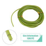 10M/32.8Ft Green Tubing Roll Flower Tubes Flower Bouquets Artificial Accessories Afloral Stems For Bundling Artificial Flower Stems, Inner Diameter:4Mm
