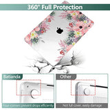 Laptop Case For Macbook Air 13 2020 2019 2018 With Touch Id & Retina Display Floral Series Hard Shell With Keyboard Cover Screen Protector For New Mac Air 13.3 Inch A2337 A2179 A1932, Beautiful Floral