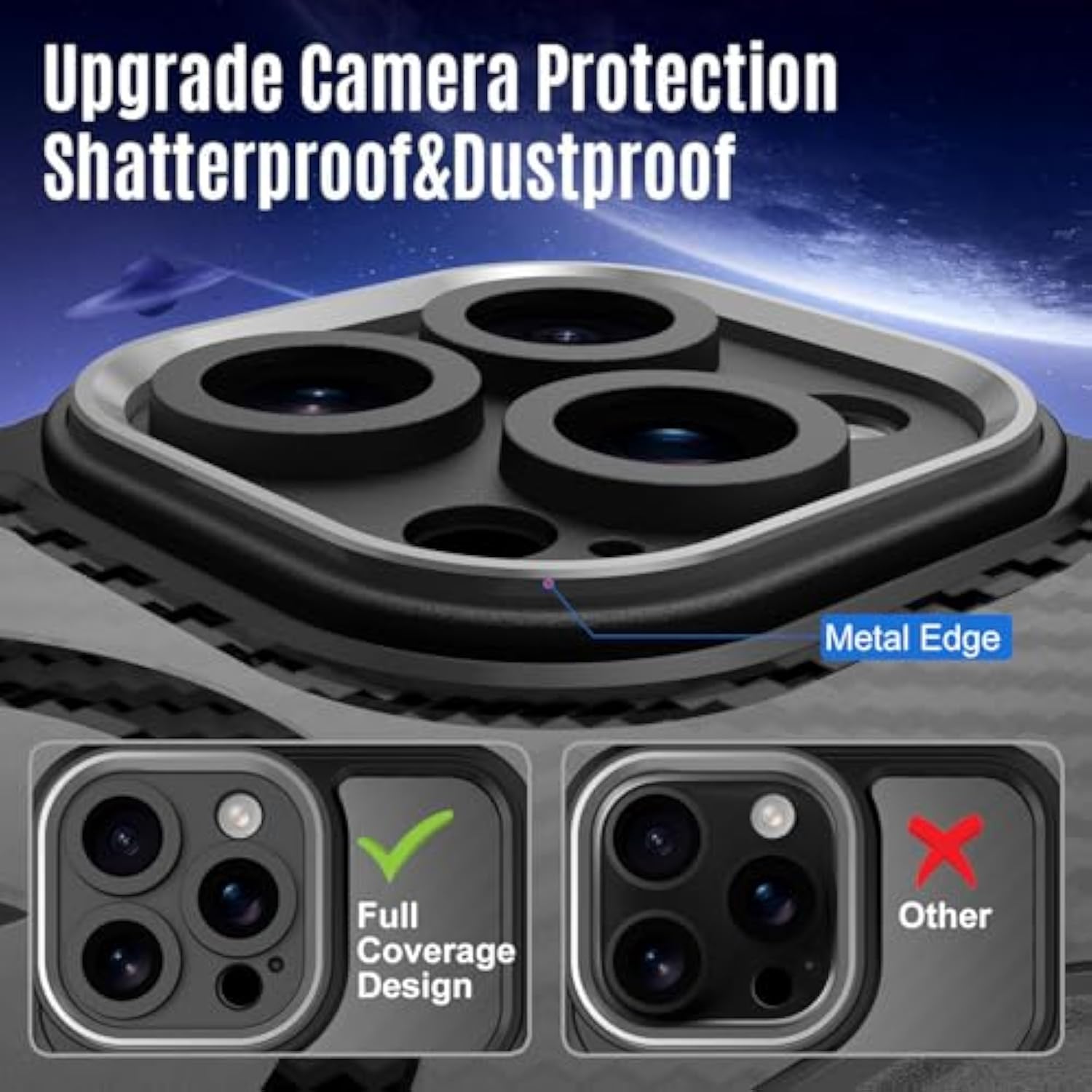 For Iphone 16 Pro Max Case, Compatible With Magsafe, With Privacy Screen Protector X2, [Camera Protection] [15Ft Drop Protection] Slim & Light Magnetic Case For Iphone 16 Promax, Black