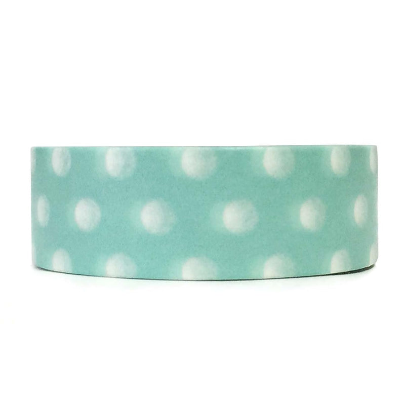 Decorative Washi Masking Tape, Blue Green Dots