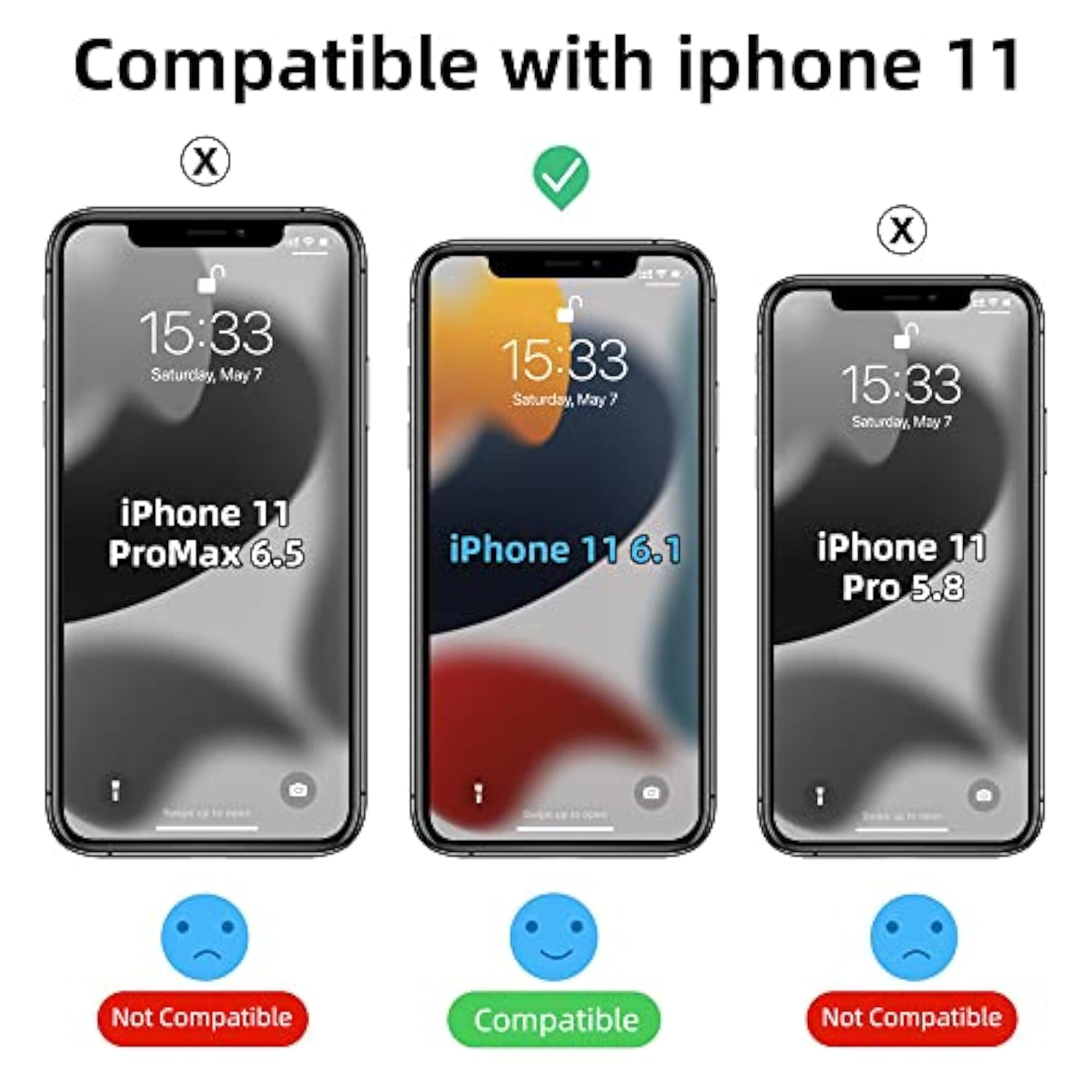 For Iphone 11 Phone Case, Shockproof For Iphone 11 Case, Military Grade Drop Protection, Protective Hard Back Slim Translucent Case For Iphone 11 6.1'', Frosted Black