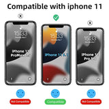 For Iphone 11 Phone Case, Shockproof For Iphone 11 Case, Military Grade Drop Protection, Protective Hard Back Slim Translucent Case For Iphone 11 6.1'', Frosted Black