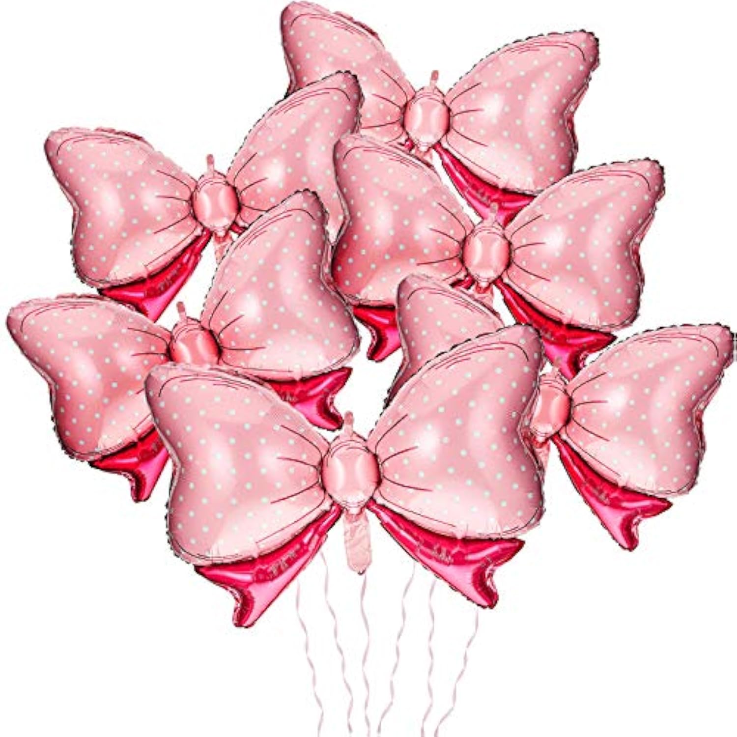 6 Pack Pink Bow Foil Balloons Jumbo Mouse Party Decorations Wedding Baby Shower