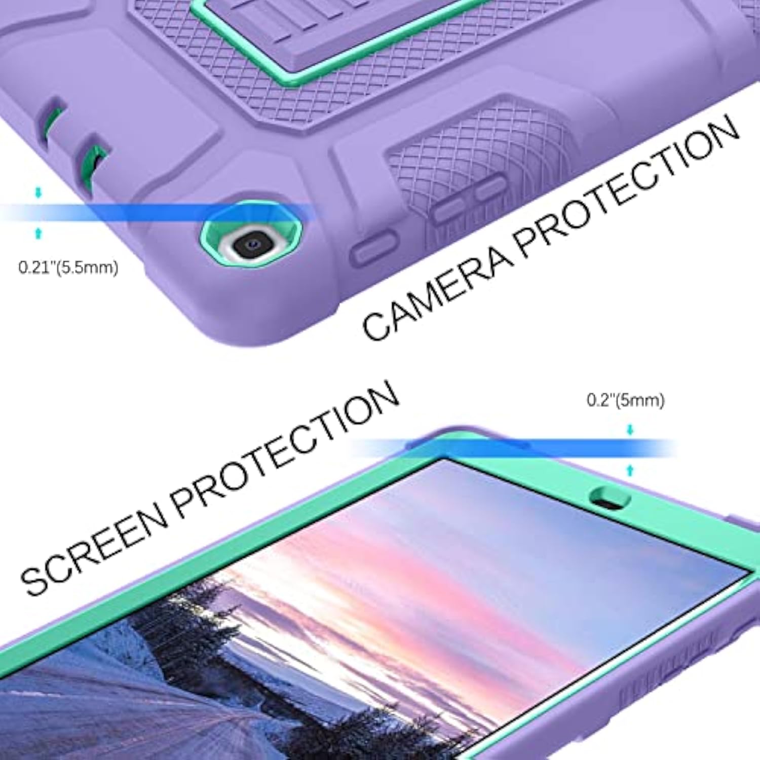Compatible With Samsung Galaxy Tab A 10.1 2019 Case Sm-T510 T515 Kickstand 3 I