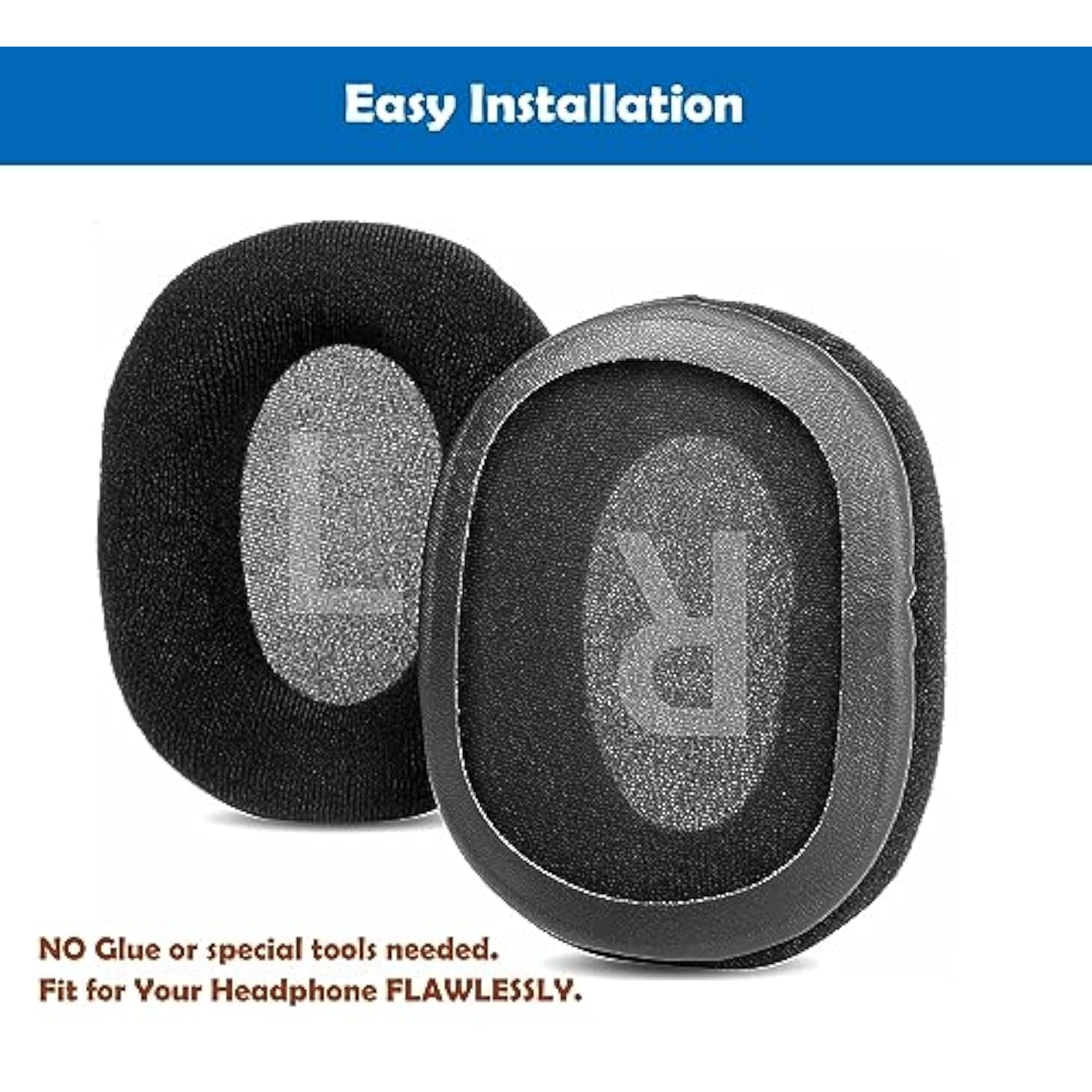 Soft Fabric Headset Earpads Compatible With Turtle Beach Stealth 600/700 Headphones Replacement Headphone Ear Pads