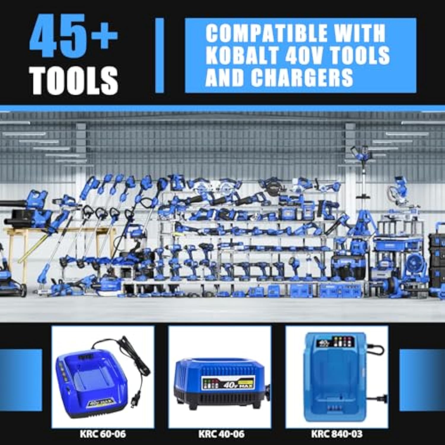 Kb2540C-06 40V 3.0Ah Replacement For Kobalt 40V Battery, Compatible With Kobalt Lithium Ion Battery Kb440-03 Kb640-03 Kb240-06 Kb640-06 Kb245-06 ?Cordless Power Tool Battery (Real Capacity)