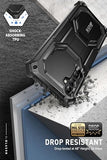 for  Galaxy A36 Case with Stand [Built-in Screen Protector] [Military-Grade Protection] [Support Fingerprint ID] Full-Body Rugged Shockproof