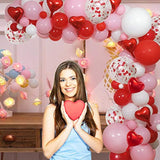 Valentines Day Party Balloons Arch And Garland, 110 Pcs Valentines Col