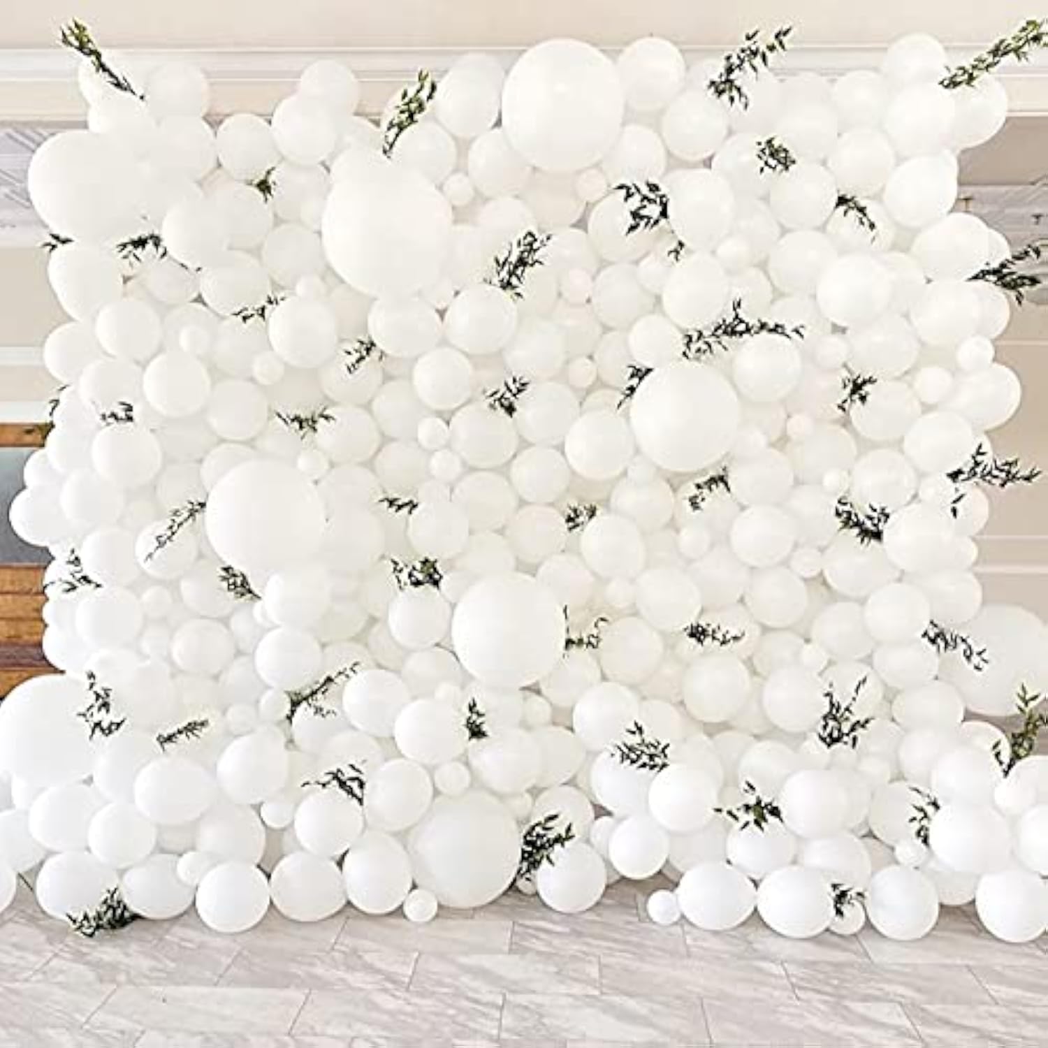 100 Pack 5" White Balloons for Parties & Events