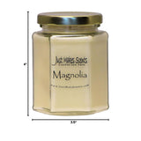 Magnolia Scented Blended Soy Candle | Light And Lovely Floral Fragrance | Hand Poured In The Usa By (8 Oz)