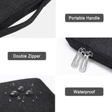 MOSISO 360 Protective Laptop Sleeve Bag Compatible with MacBook Air/Pro, 13-13.3 inch Notebook, Compatible with MacBook Pro 14 inch M4 M3 M2 M1 2025-2021, Vertical Bag with Bevel Corner & Belt, Black