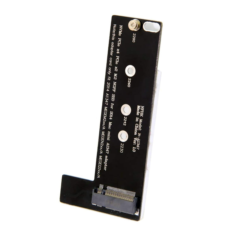 Cablecc M.2 NGFF M-Key NVME SSD Convertor Card for 2014 MacBook Mini A1347 MEG