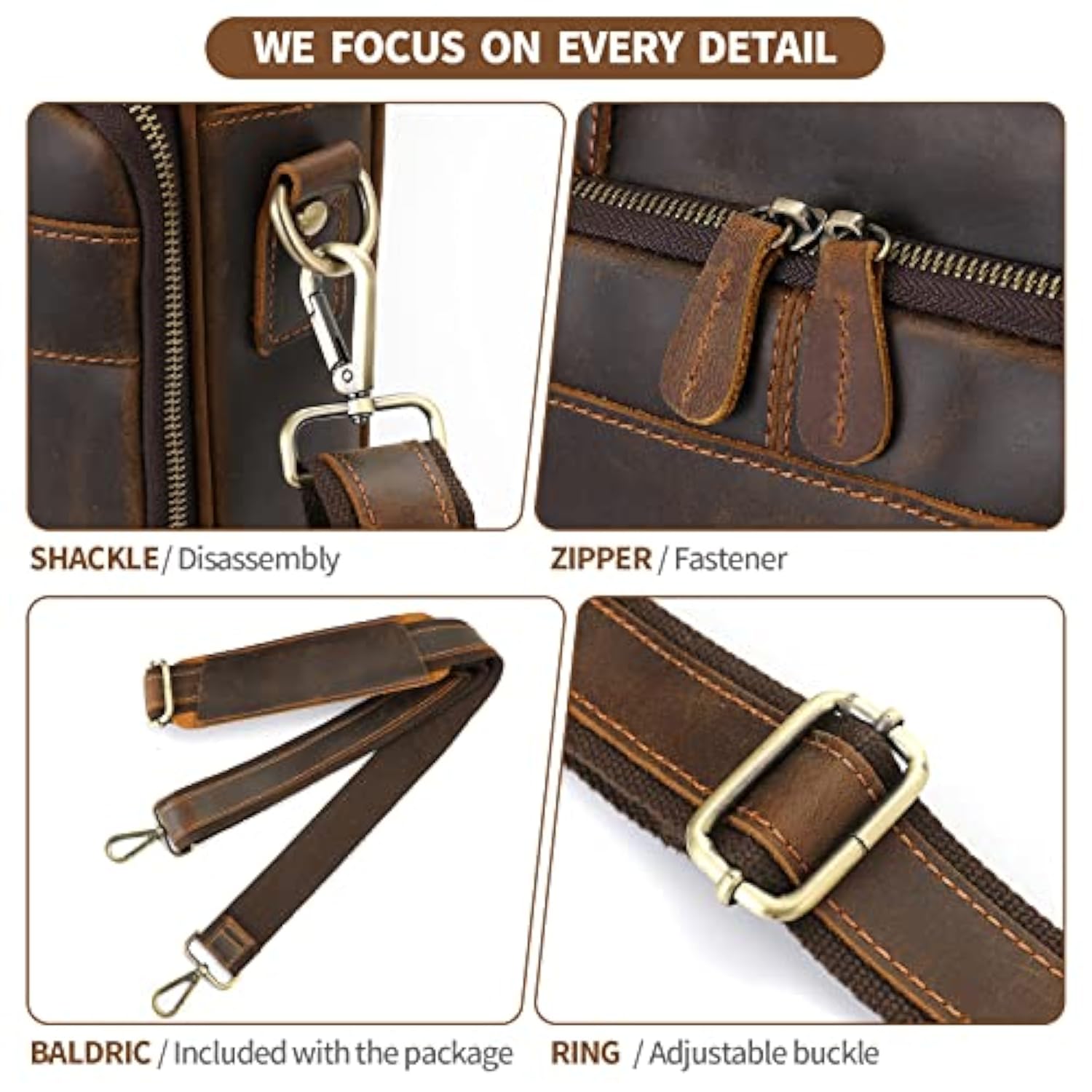 Business Travel Laptop Messenger Bag for Men