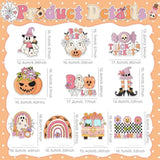 Retro Halloween Party Decorations with Happy Halloween Banner, Swirls & Pumpkin