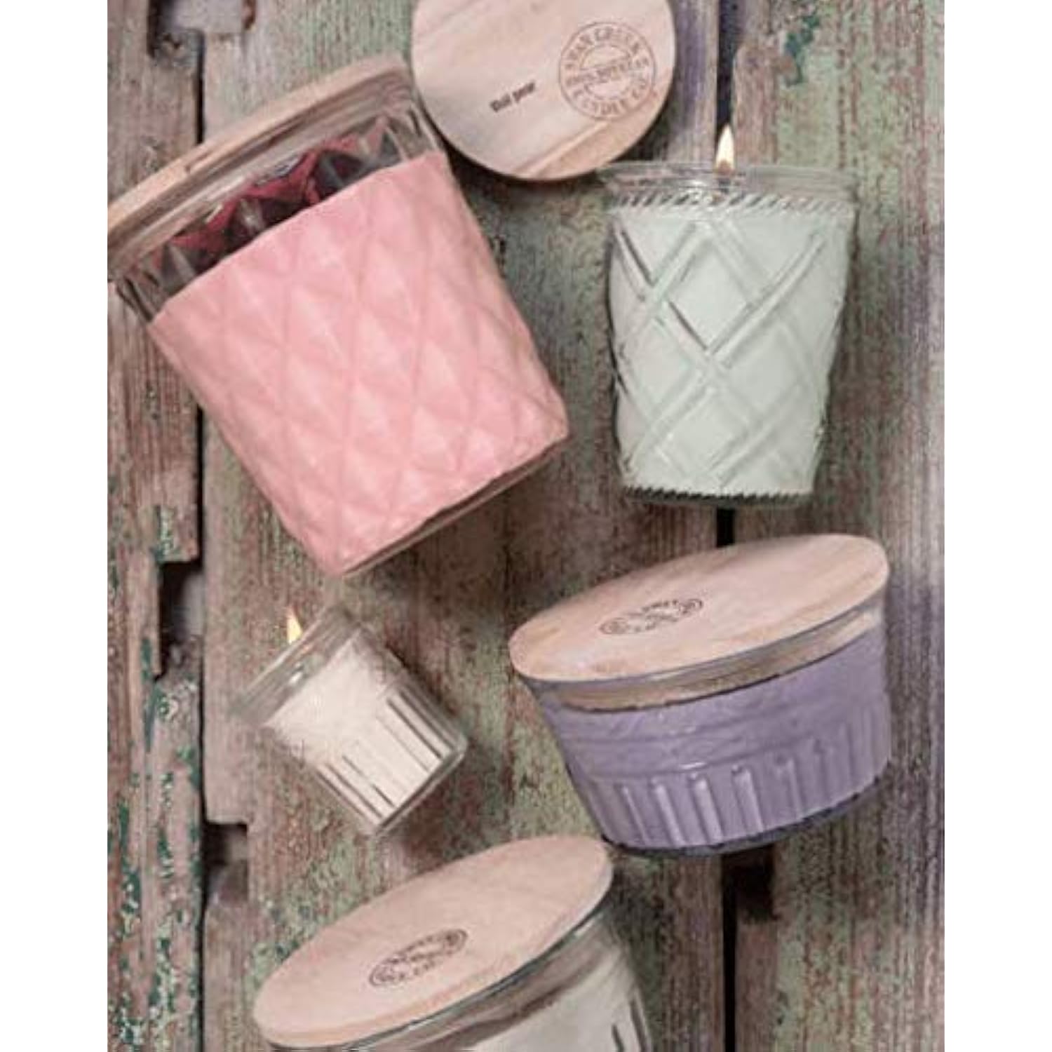 Swan Creek Timeless Jar Collection 12 Ounce Soy Wax Candle (Lavender & Lemongrass)