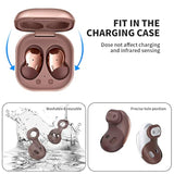 Samsung Galaxy Buds Live Ear Tips, Anti-Slip Silicone Ear Tips Cover Compatible With Samsung Galaxy Buds Live Earbuds Cover Accessories (Brown) (2 Sizes - S/L)