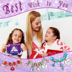 Charm Bracelet/Jewelry Making Kits For Kids Girls,Unicorn Birthday Gifts,Arts Crafts Toys For 5 6 7 8 9 12 Years Old Girls