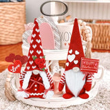 Valentine'S Day Gnome Decor Valentines Day Decorations 2 Pack Handmade Plush Swedish Gnomes Party Ornaments For Holiday Valentines Day Gifts For Her/Him Valentine'S Day Decor