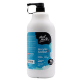 Discovery School Acrylic, Titanium White, 1/2 Gallon (2 Liter). Ideal For Students And Artists. Excellent Coverage And Fast Drying. Pump Lid Included.