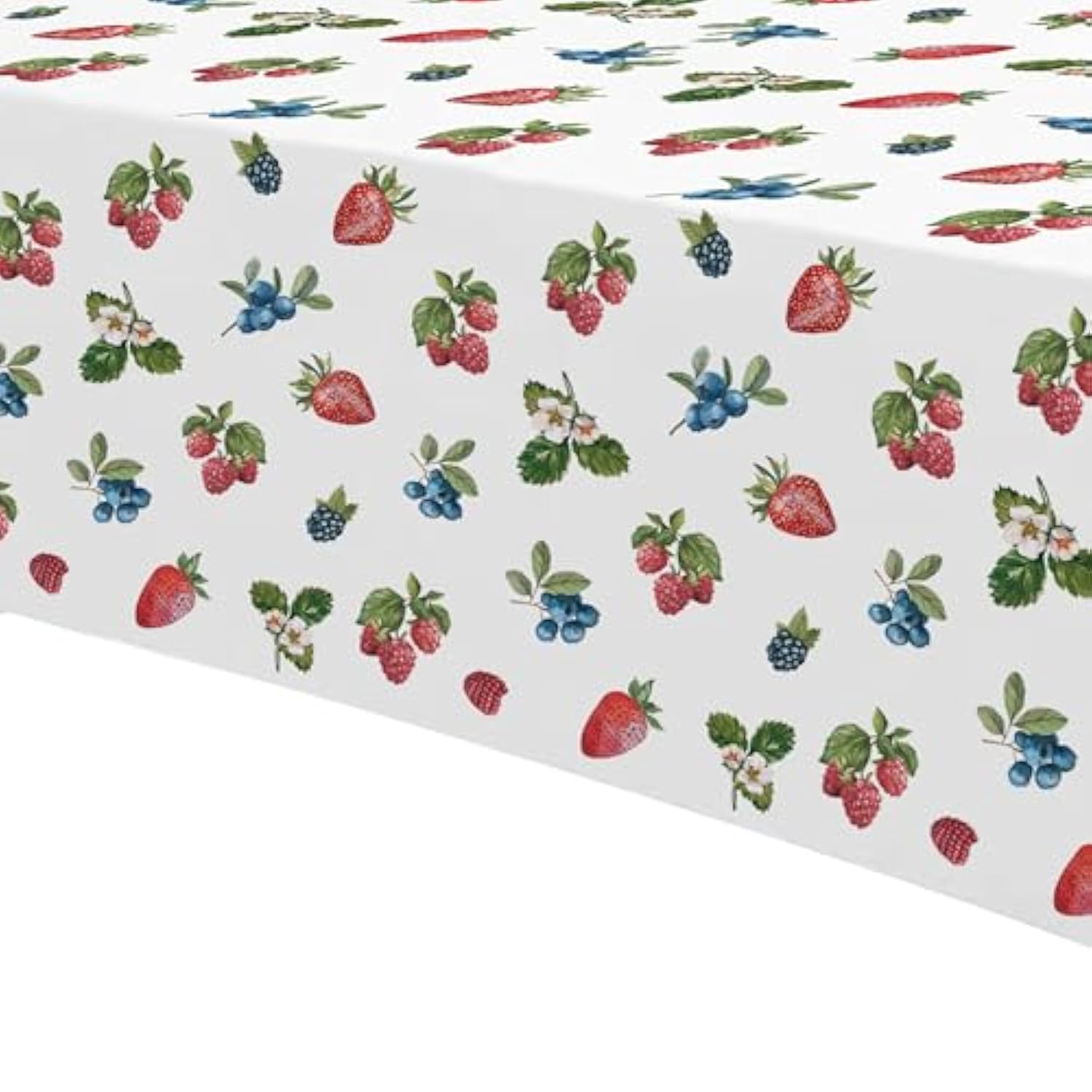 Berry Birthday Party Supplies Tablecloth - Disposable Blueberry Strawberry Party Decorations Tablecover, Berry Sweet Birthday Baby Shower Table Decorations Table Cloth - 3 Pcs(54In X 108In)