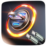 90W Super Fast Car Charger Usb C,Invisible Cigarette Lighter Adapter, [Mini&Metal] Type C Car Charger Fast Charging Fit Iphone 17 Pro Max Air 16 15 14, Samsung Galaxy S25 S24 Ultra Plus,Black