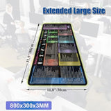 Excel Cheat Sheet Desk Mat, Over 150 Shortcuts & Formulas Desk Pad [10 Modules], Large Xl Excel Short Cut Mouse Pad, Non-Slip&Waterproof Office & Gaming Mousepad | Accountants,Students,Employee Gifts