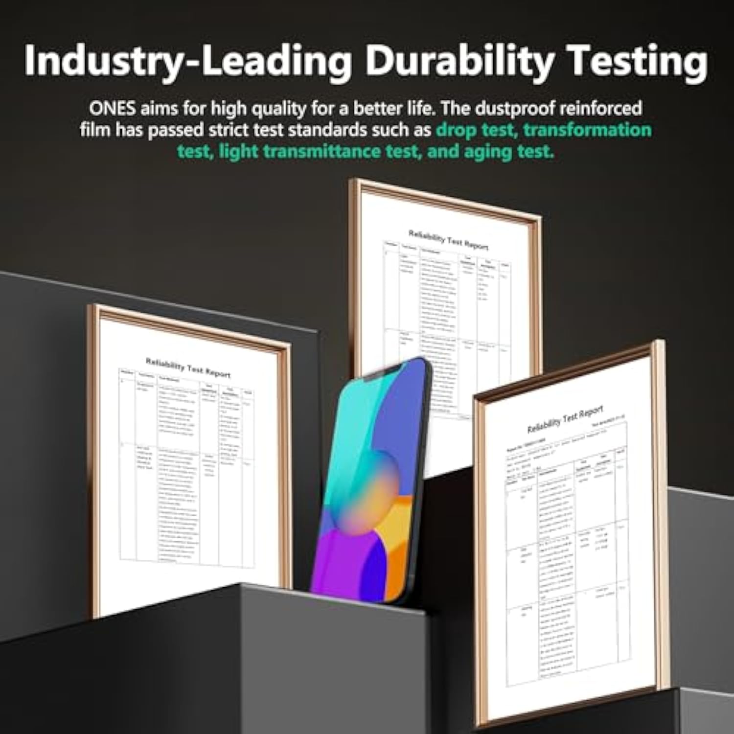 Iphone 12 Pro Max Screen Protector 9H Ultraglass [Military-Grade] Shatterproof Tempered Glass Full Coverage Film For Iphone 12 Pro Max With Auto Alignment Kit, 1-Pack