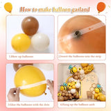 Bee Balloon Arch Kit: Bumble Bee Party Garland, Gender Reveal Decor
