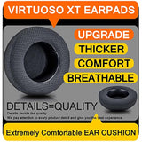 Virtuoso Xt Upgrade Thicker Earpads - Earpads Compatible With Virtuoso Rgb Wireless Se Gaming Headset Replacement Ear Pads/Ear Cushion/Ear Cups (Black Mesh)