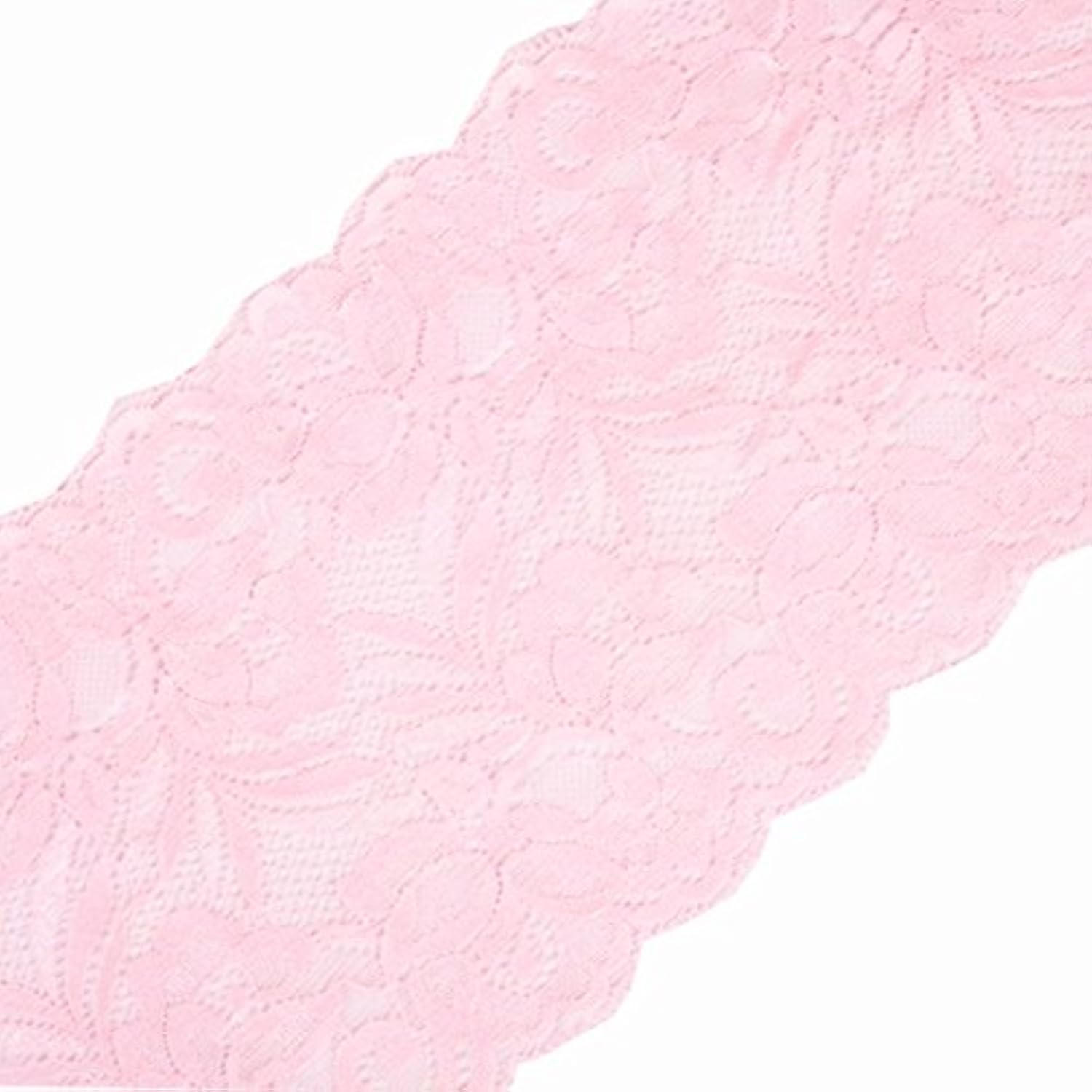 5 Yards Floral Lace Ribbon Stretch Tulle Lace Trim Elastic Webbing Fab