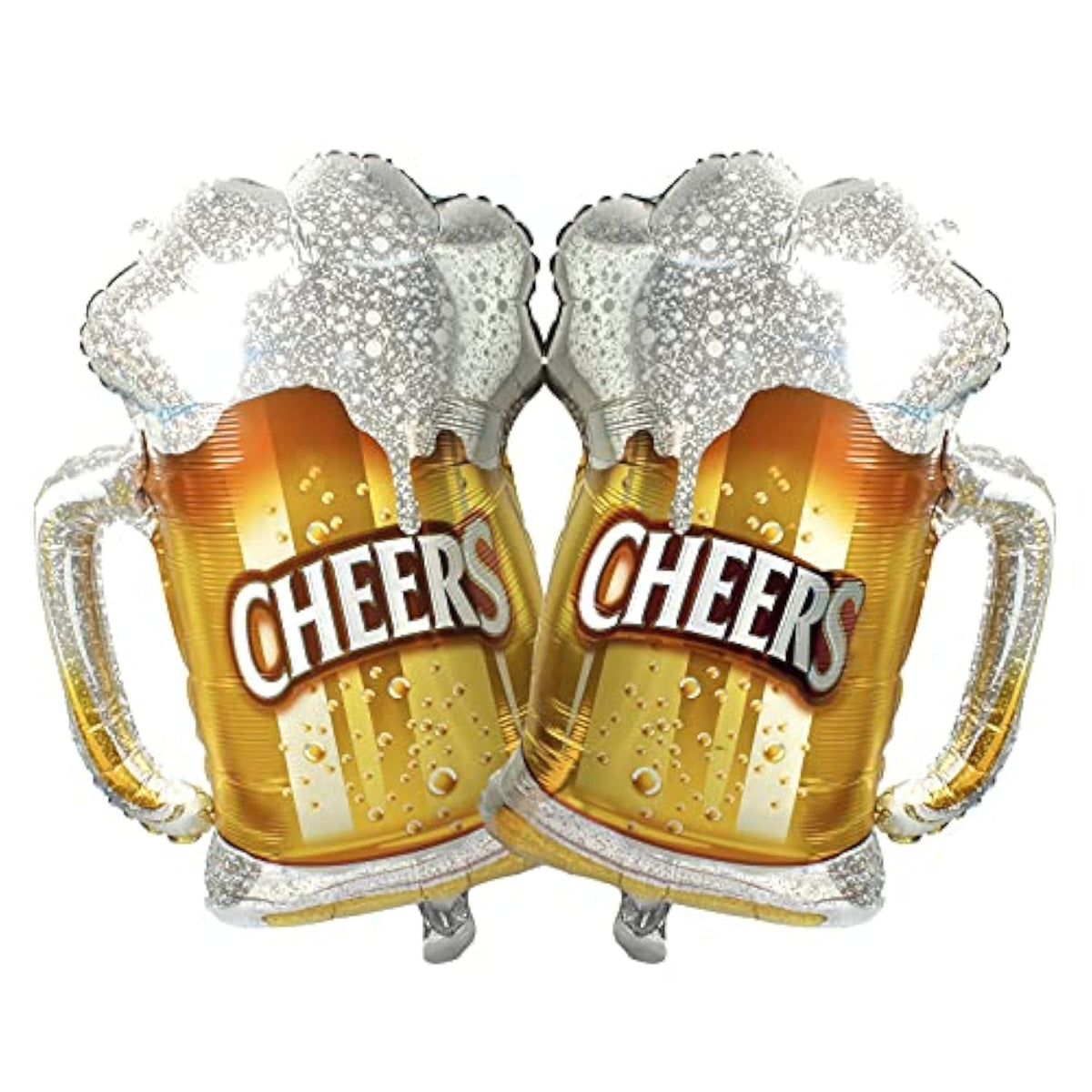 Beer Cup Balloons Set of 2 Beer Mug Cheers Foil Balloons for Party Decor