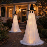 2 Pack 5 Ft Large Light Up Ghost Decor - Halloween Decorations Outdoor