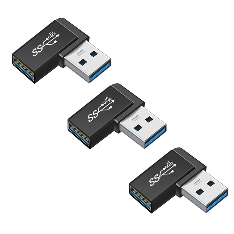 Usb 3.0 Male To Usb 3.0 Female, 90 Degree Angle Elbow Usb Adapter, Usb 3.0 Ext