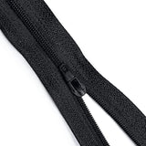7 Inch Nylon Zipper For Sewing Crafts | 20 Zippers / Pack (Black)