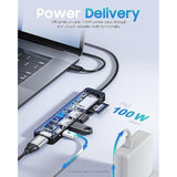 Usb C Hub,Usb C Hub Multi-Port Adapter For Macbook Pro/Air M1 M2, 4K Hdmi Usb