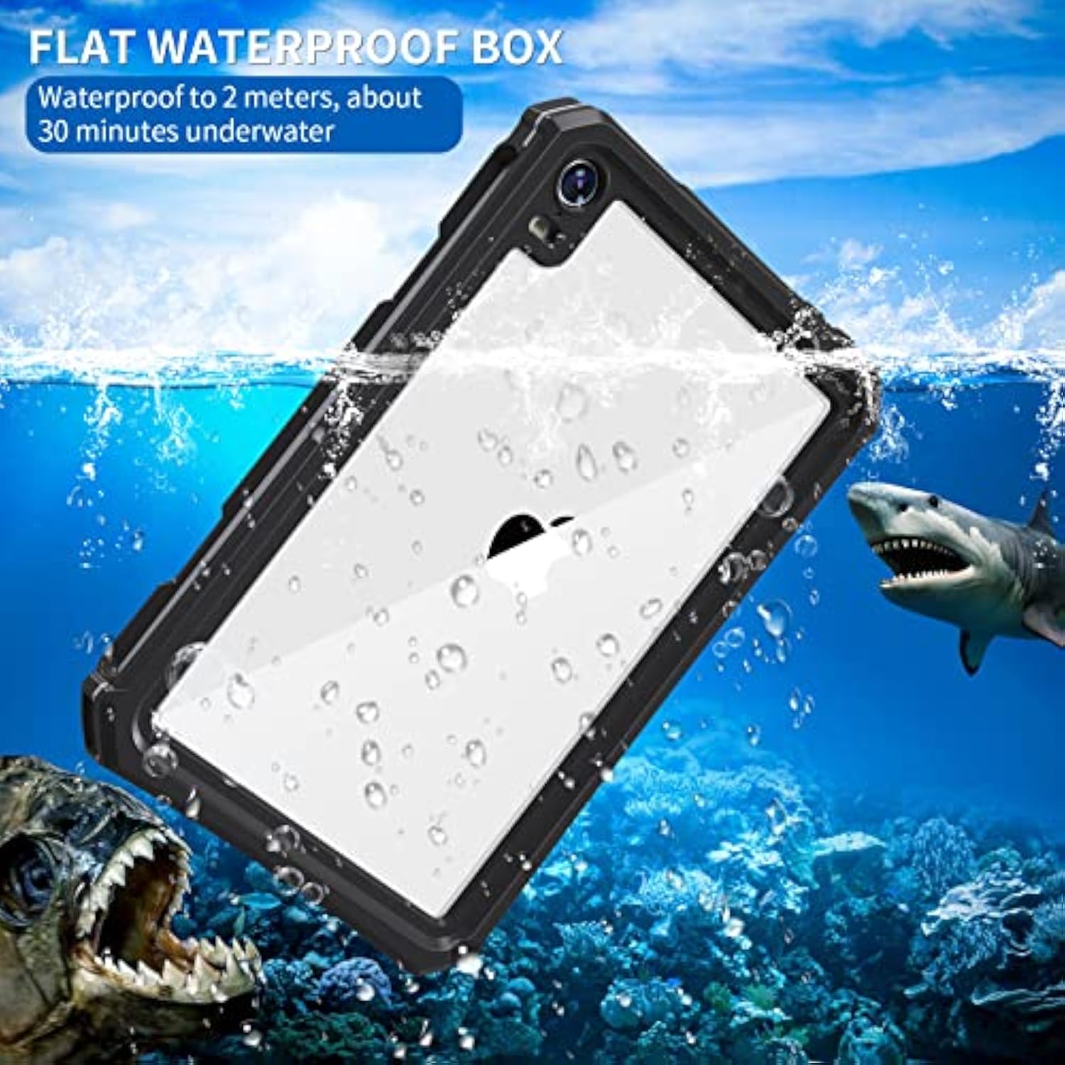 Ipad Mini 6 2021 (6Th Generation) Waterproof Case,Underwater Protective Dustpr